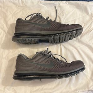 Nike Air Max 2017 in Cool Grey/Anthracite-Dark Grey Color Size US 14